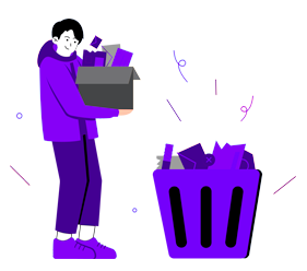 Cleaning Up Unused Files & DB - WordPress Maintenance Services service feature